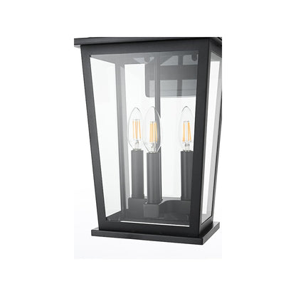 Berks 7 inch Outdoor Pendant in Black