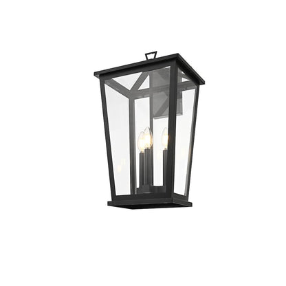 Berks 12.5 Inch Outdoor Wall Sconce In Black