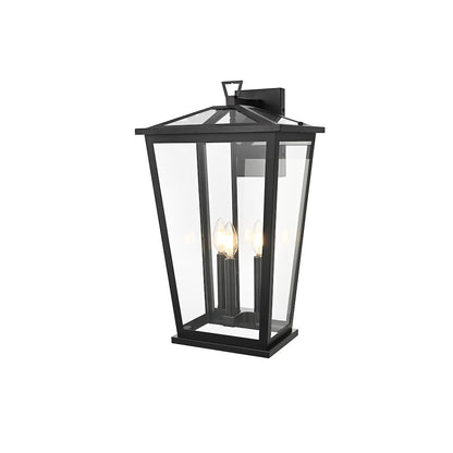 Berks 12.5 Inch Outdoor Wall Sconce In Black