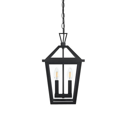 Frankford 7 inch Outdoor Pendant in Black