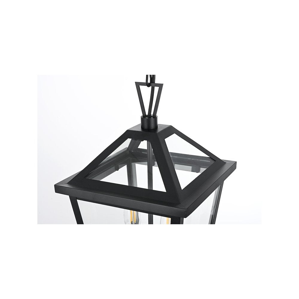 Frankford 7 inch Outdoor Pendant in Black