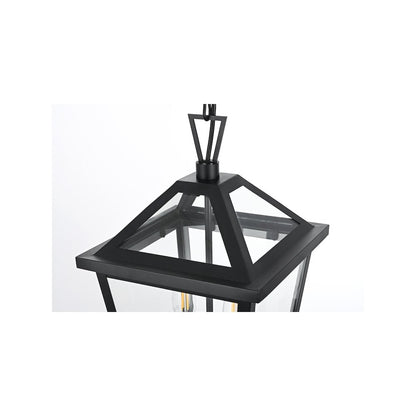 Frankford 7 inch Outdoor Pendant in Black