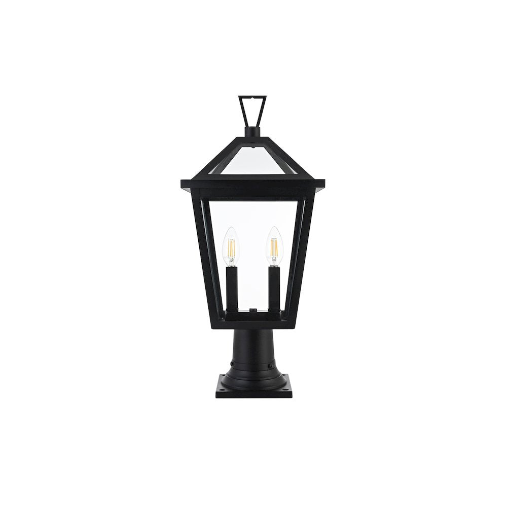 Frankford 7 inch Outdoor Pendant in Black