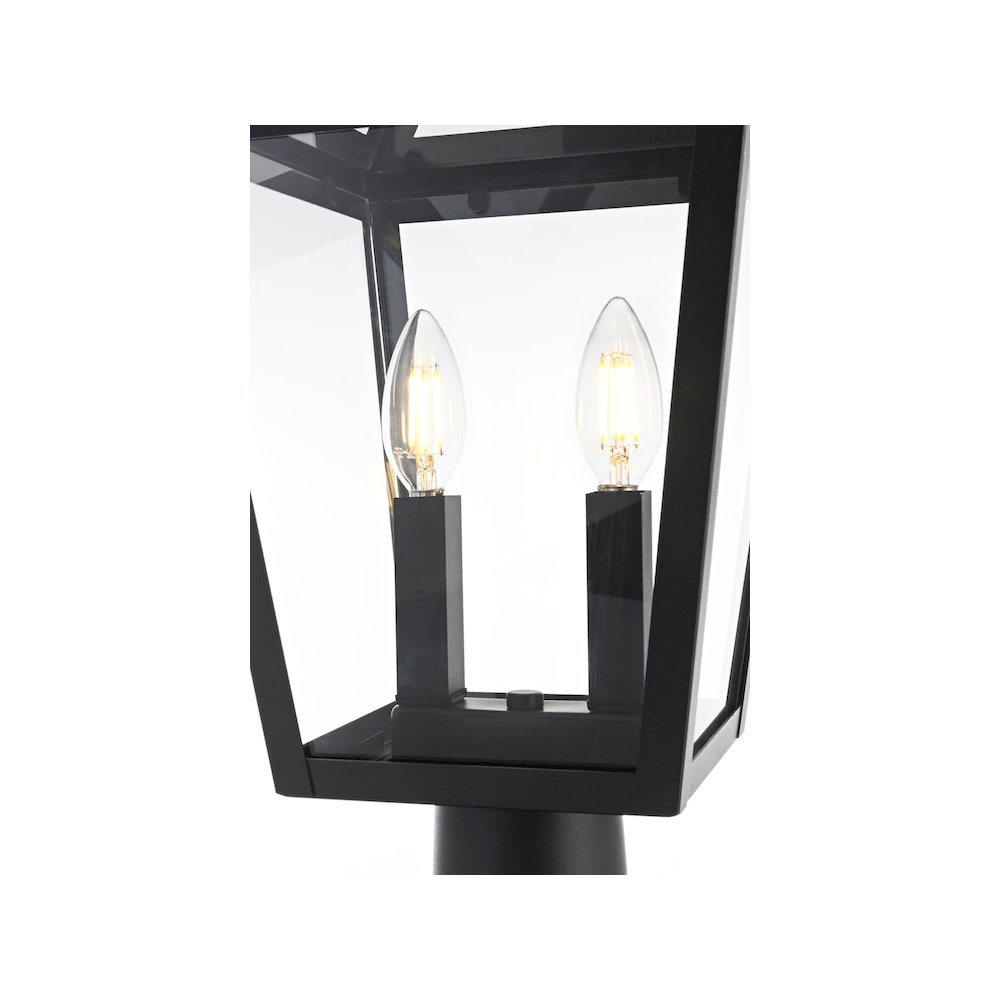 Frankford 7 inch Outdoor Pendant in Black