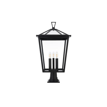 Oxford 7 inch Outdoor Pendant in Black