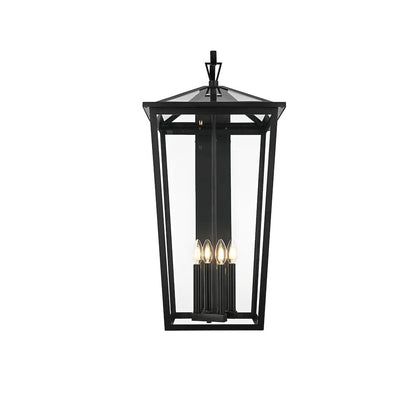 Frankford 16 Inch Outdoor Wall Sconce In Black
