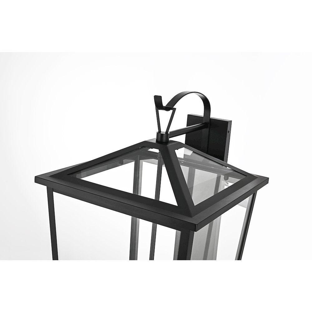 Frankford 16 Inch Outdoor Wall Sconce In Black