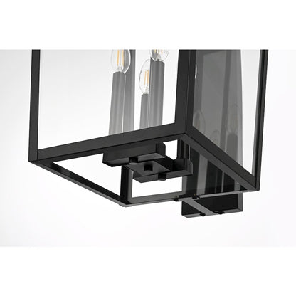 Frankford 16 Inch Outdoor Wall Sconce In Black