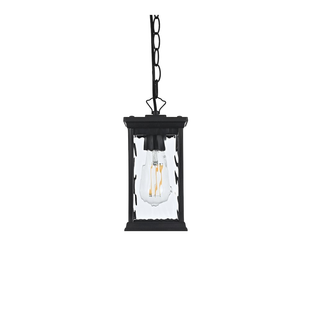 Mascher 7 inch Outdoor Pendant in Black