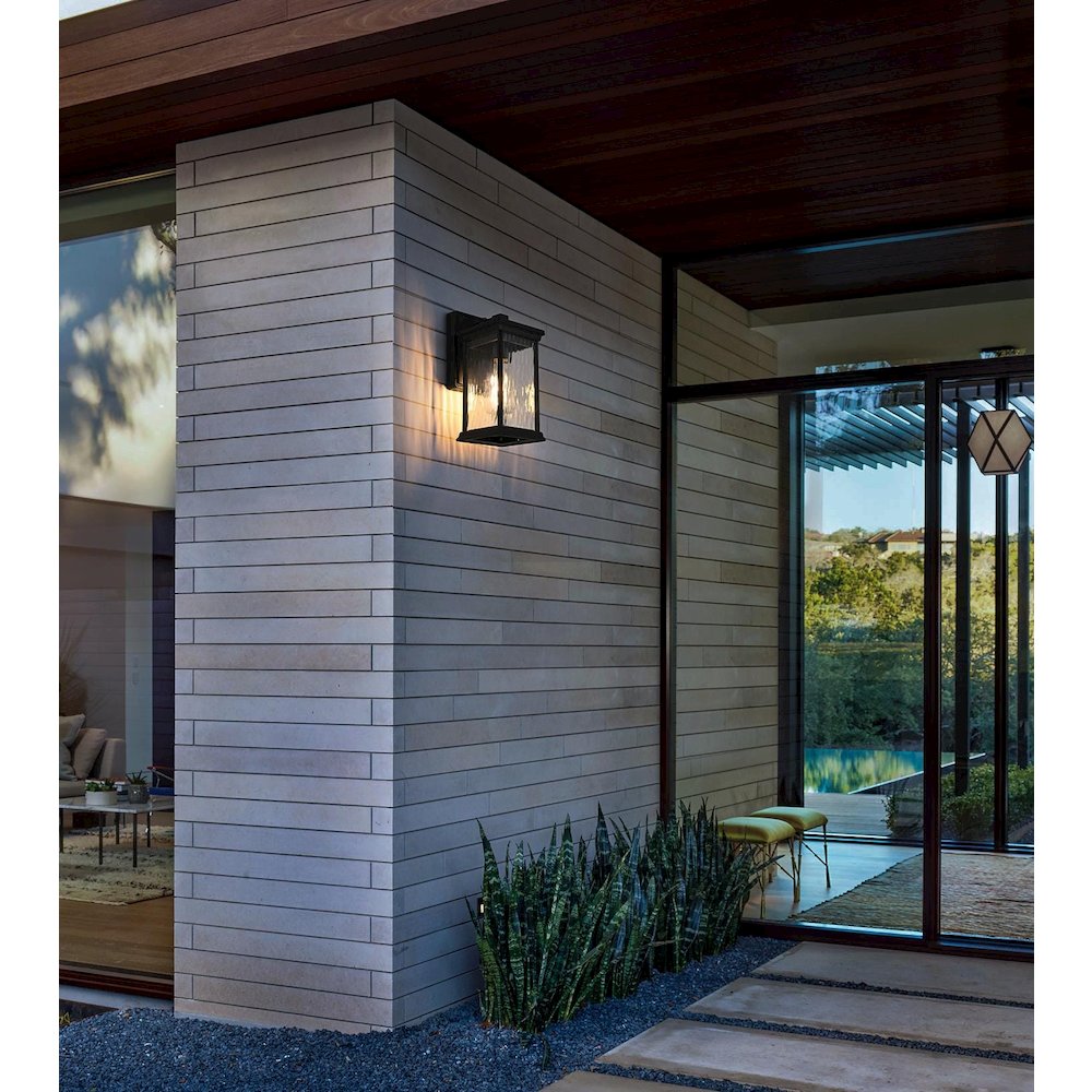 Mascher 7 inch Outdoor Pendant in Black