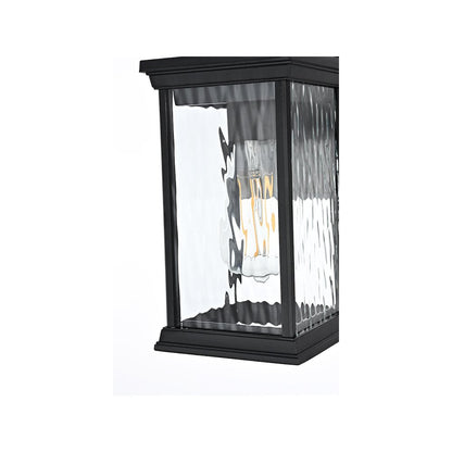 Mascher 7 inch Outdoor Pendant in Black