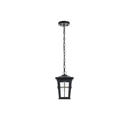 Bodine 7 inch Outdoor Pendant in Black