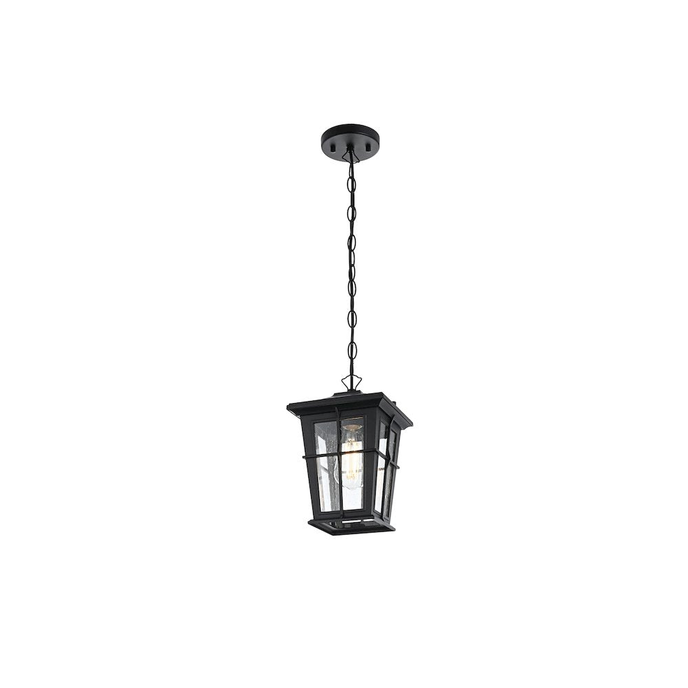 Bodine 7 inch Outdoor Pendant in Black