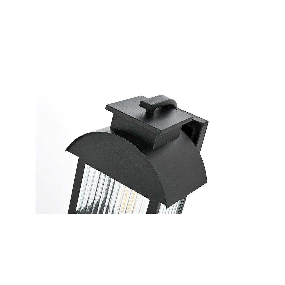 Albert 7 inch Outdoor Pendant in Black