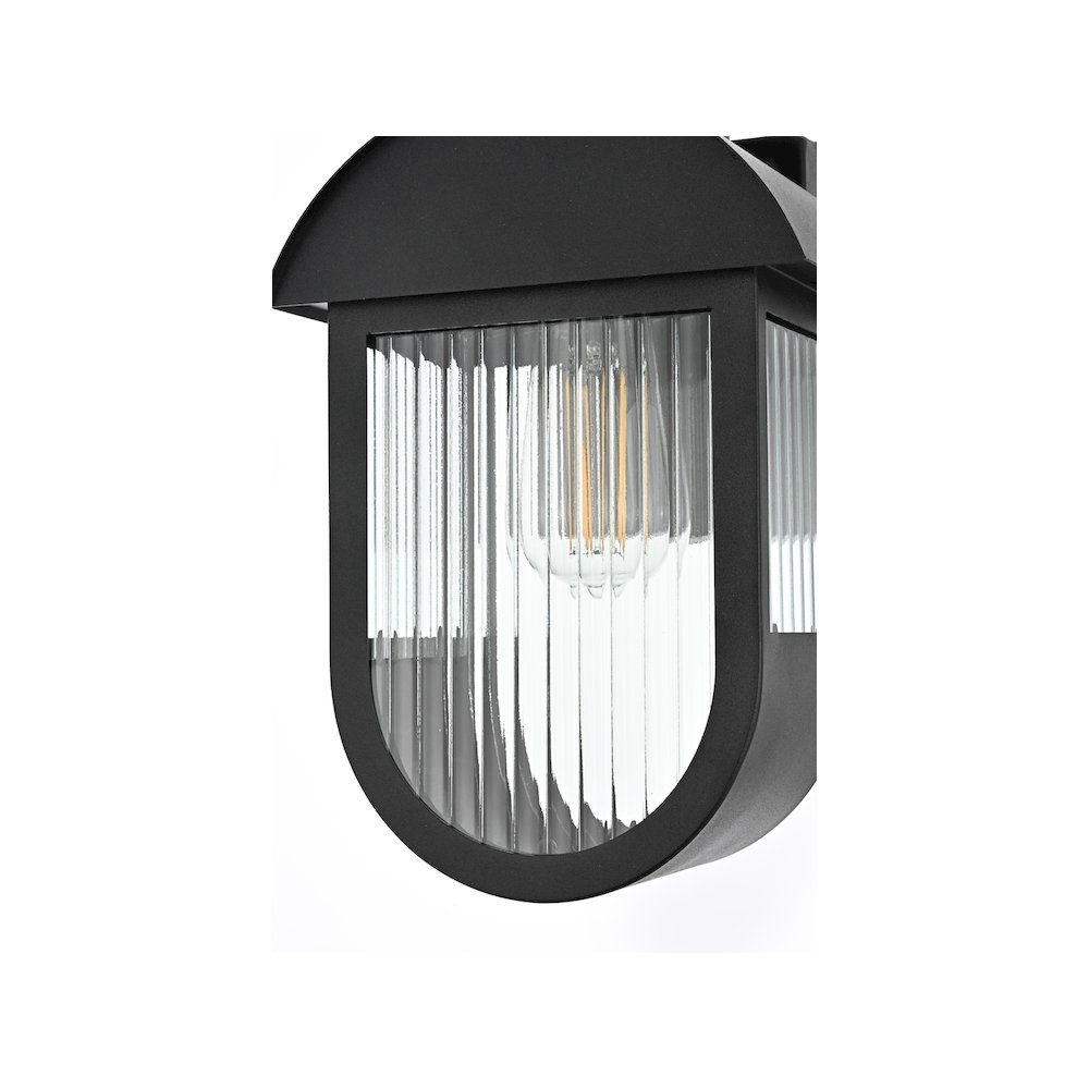 Albert 7 inch Outdoor Pendant in Black