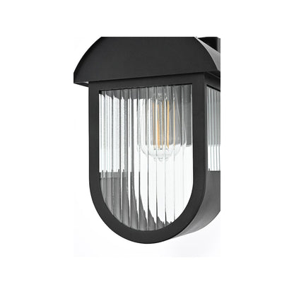 Albert 7 inch Outdoor Pendant in Black