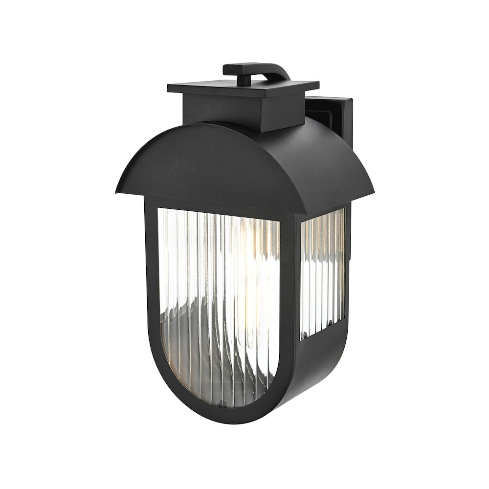 Albert 7 inch Outdoor Pendant in Black