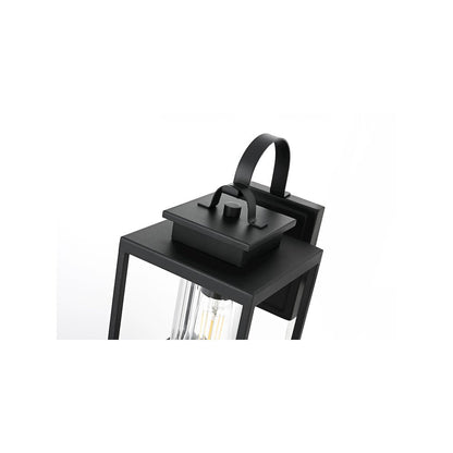 Witte 7 inch Outdoor Pendant in Black