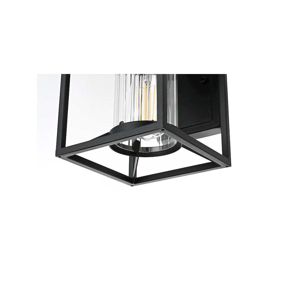 Witte 7 inch Outdoor Pendant in Black