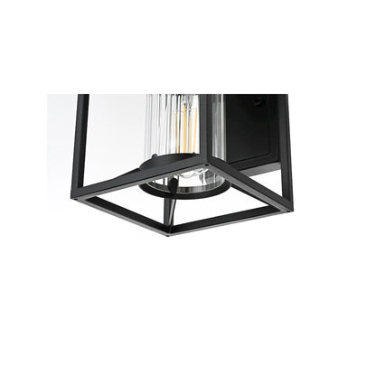 Witte 7 inch Outdoor Pendant in Black