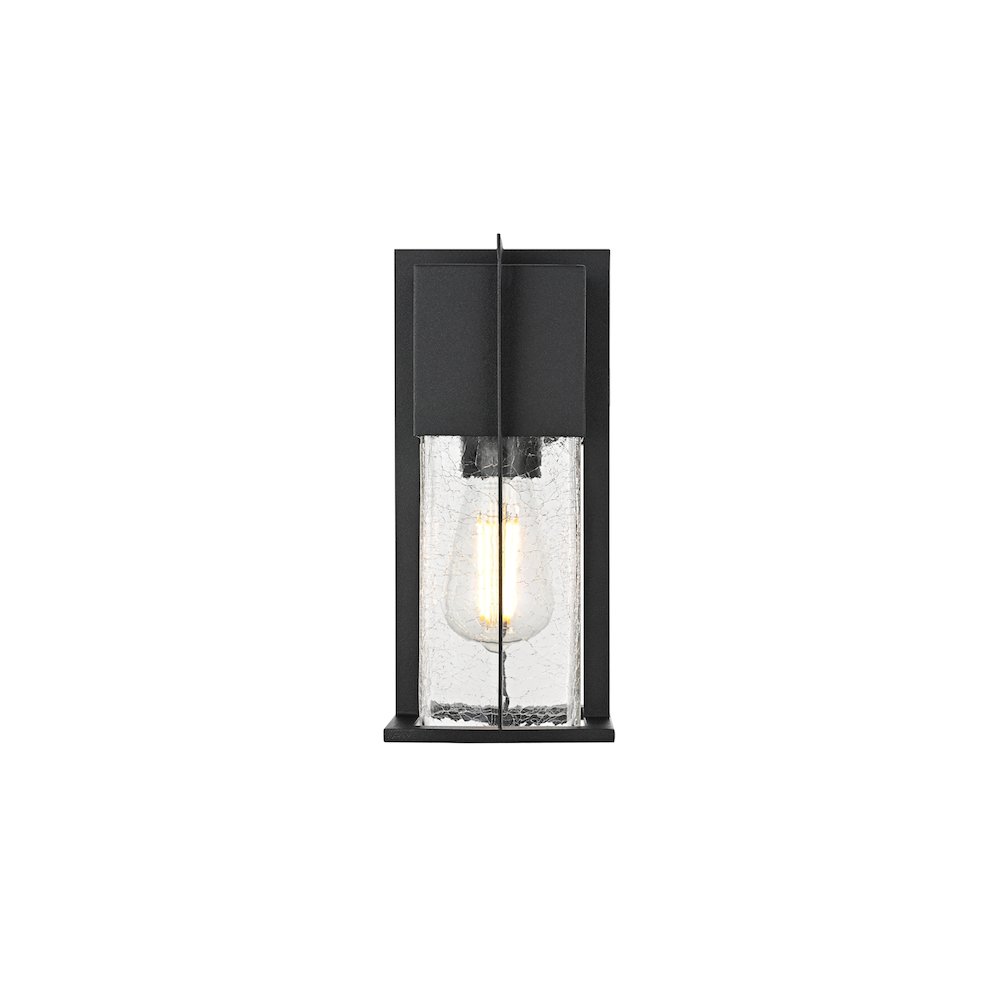 Janney 7 inch Outdoor Pendant in Black