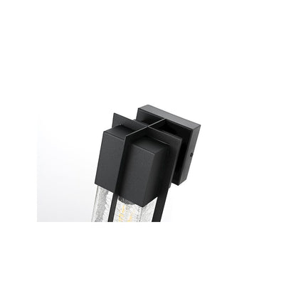 Janney 7 inch Outdoor Pendant in Black