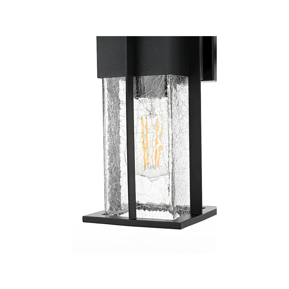 Janney 7 inch Outdoor Pendant in Black