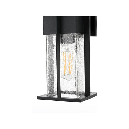 Janney 7 inch Outdoor Pendant in Black