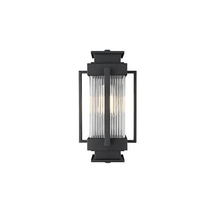 Harlan 7 inch Outdoor Pendant in Black