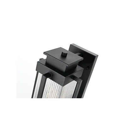 Harlan 7 inch Outdoor Pendant in Black
