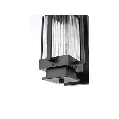 Harlan 7 inch Outdoor Pendant in Black