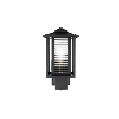 Bouvier 7 inch Outdoor Pendant in Black