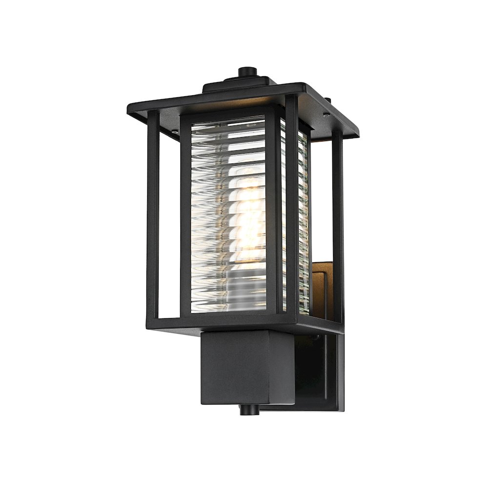 Bouvier 7 inch Outdoor Pendant in Black