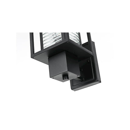 Bouvier 7 inch Outdoor Pendant in Black