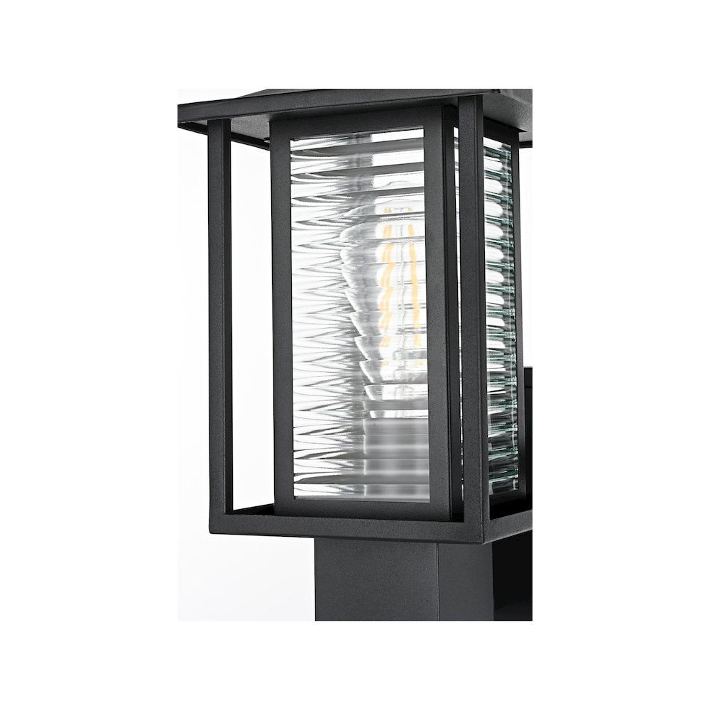 Bouvier 7 inch Outdoor Pendant in Black