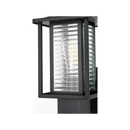 Bouvier 7 inch Outdoor Pendant in Black