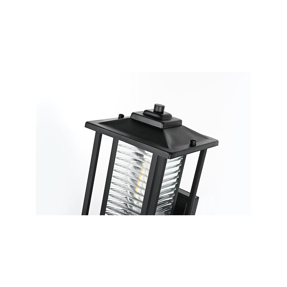 Bouvier 7 inch Outdoor Pendant in Black