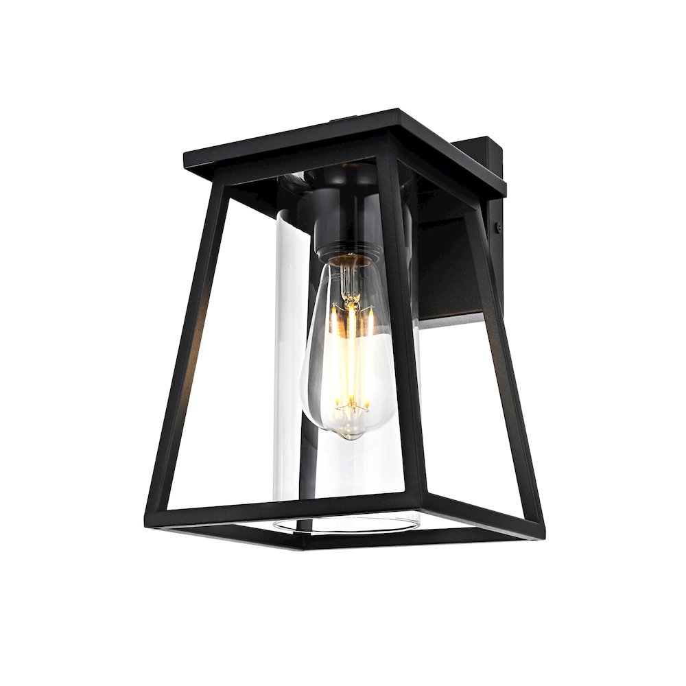 Lambert 7 inch Outdoor Pendant in Black