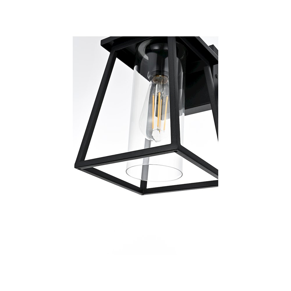 Lambert 7 inch Outdoor Pendant in Black