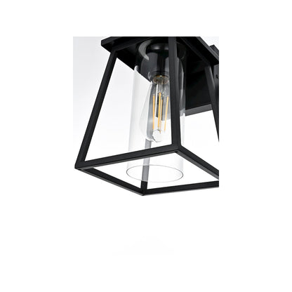 Lambert 7 inch Outdoor Pendant in Black