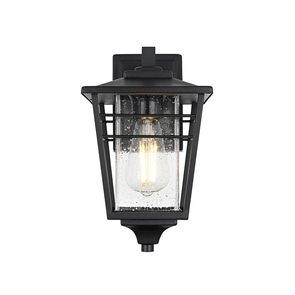 Croskey 7 inch Outdoor Pendant in Black
