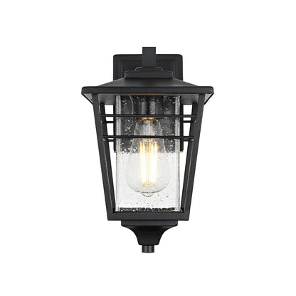 Croskey 7 inch Outdoor Pendant in Black