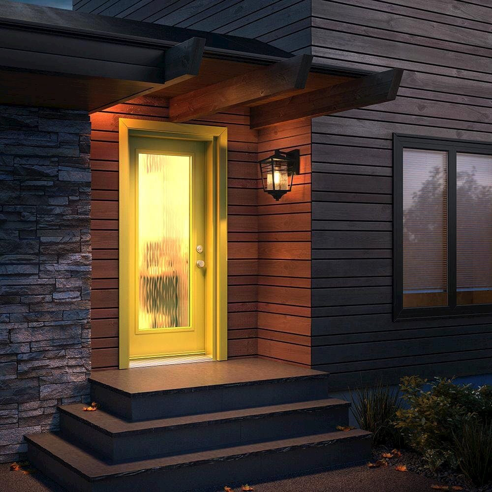 Croskey 7 inch Outdoor Pendant in Black