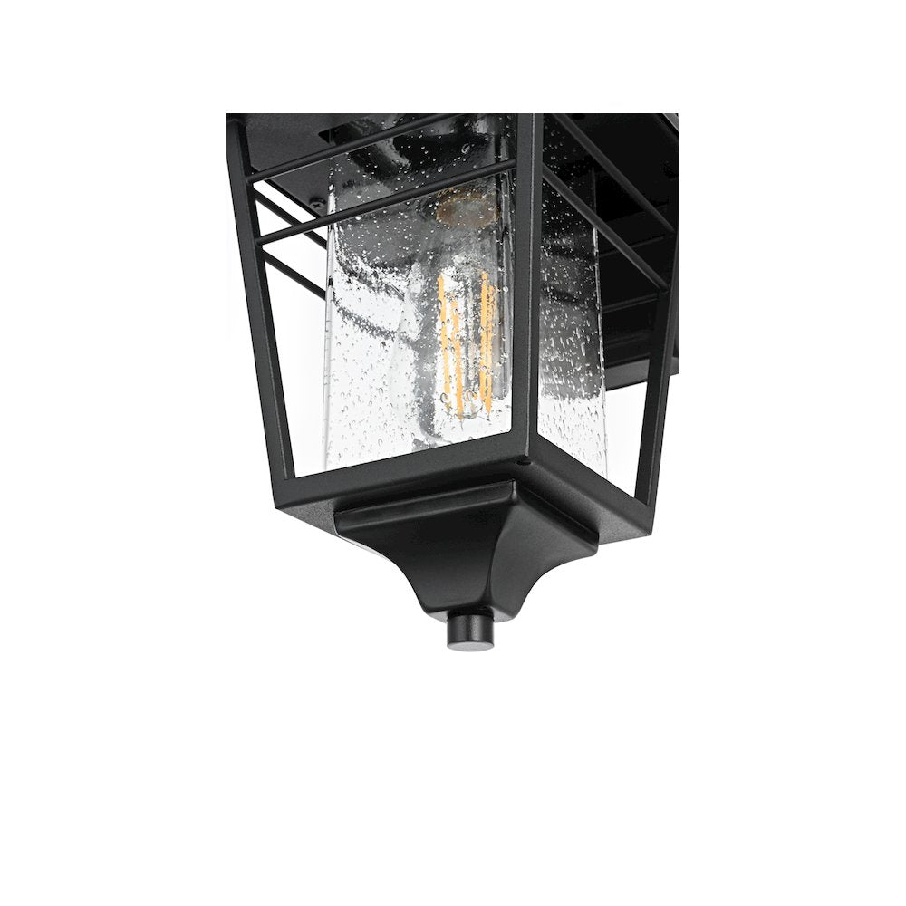 Croskey 7 inch Outdoor Pendant in Black