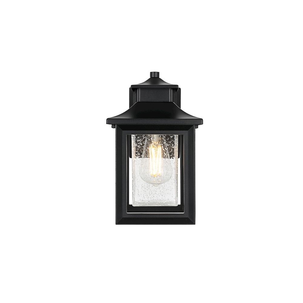 Judson 7 inch Outdoor Pendant in Black