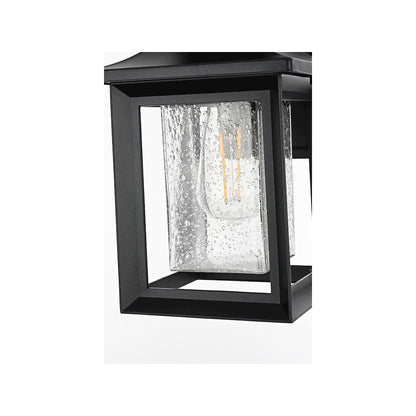 Judson 7 inch Outdoor Pendant in Black