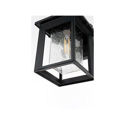 Judson 7 inch Outdoor Pendant in Black