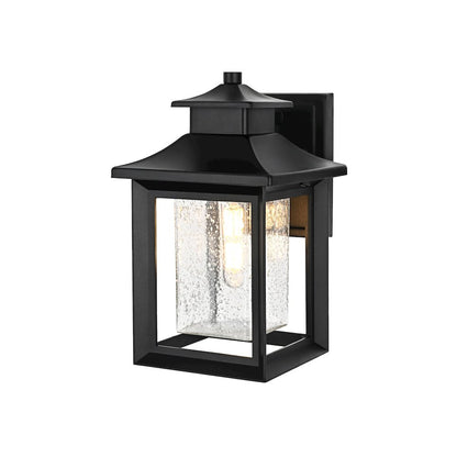 Judson 7 inch Outdoor Pendant in Black