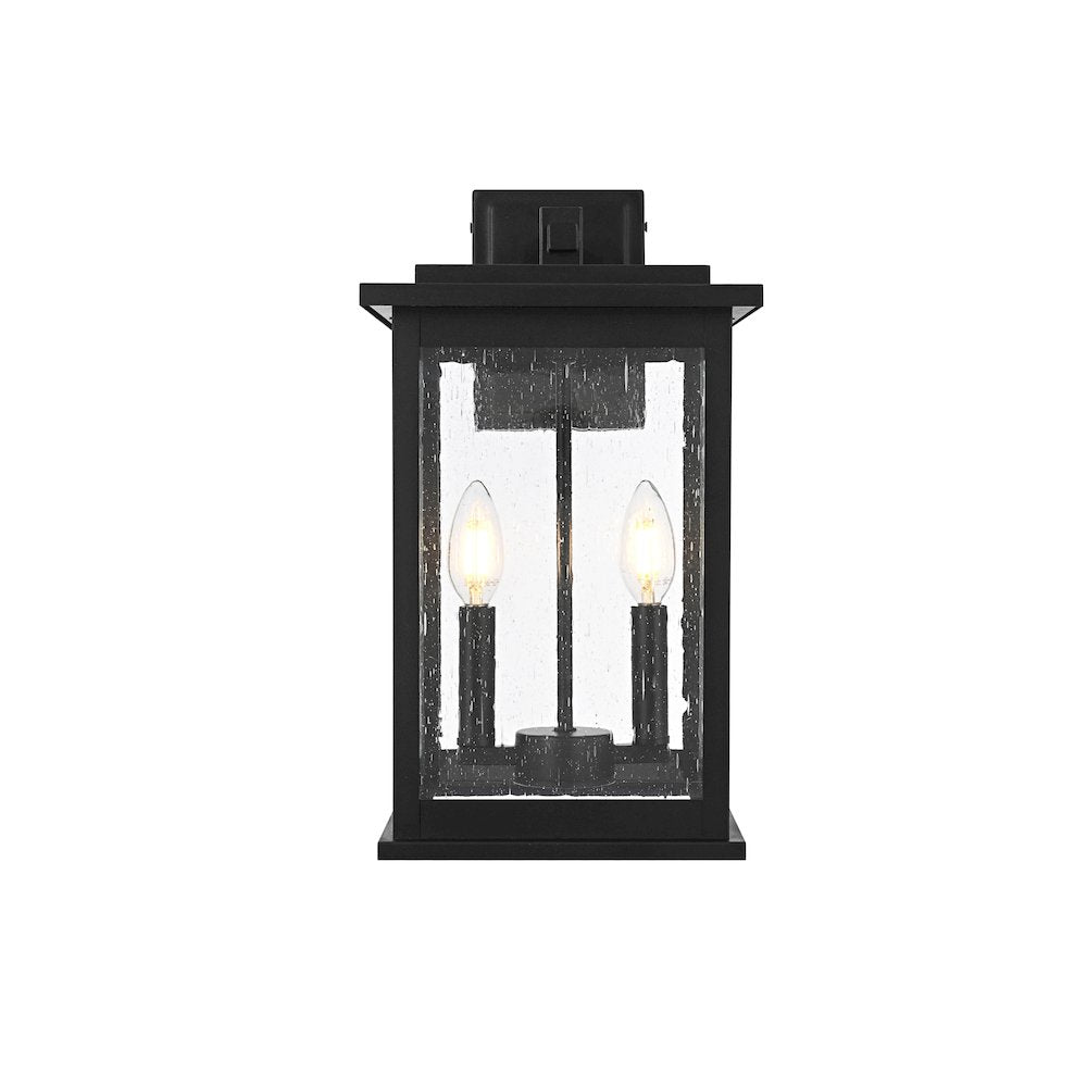 Ringgold 8.5 Inch Outdoor Wall Sconce In Black
