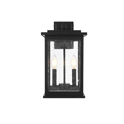 Ringgold 8.5 Inch Outdoor Wall Sconce In Black